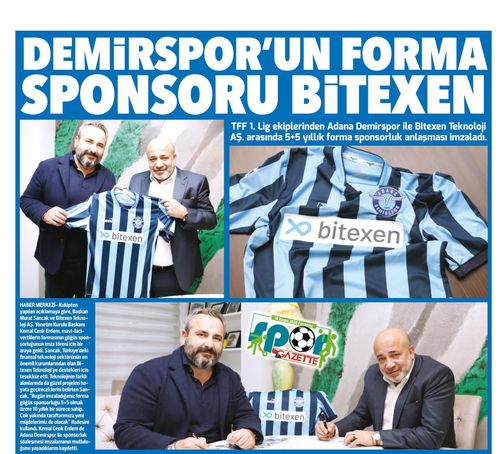Demirspor'un Forma Sponsoru Bitexen-thumbnail-image